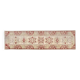 Vintage Beige Pink Turkish Handmade Oushak Wool Runner Rug  73x278