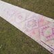 Vintage Turkish hallway rug 60x404 cm