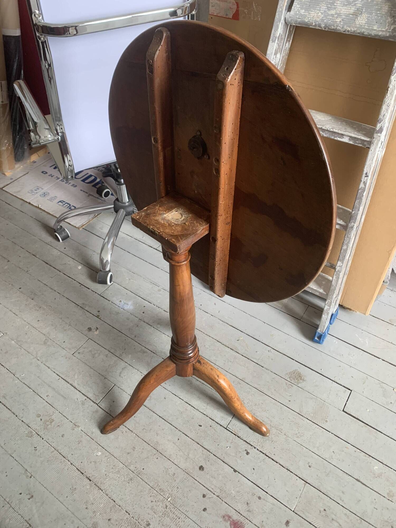 Wooden side table