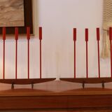 Pair of vintage Scandinavian candlesticks