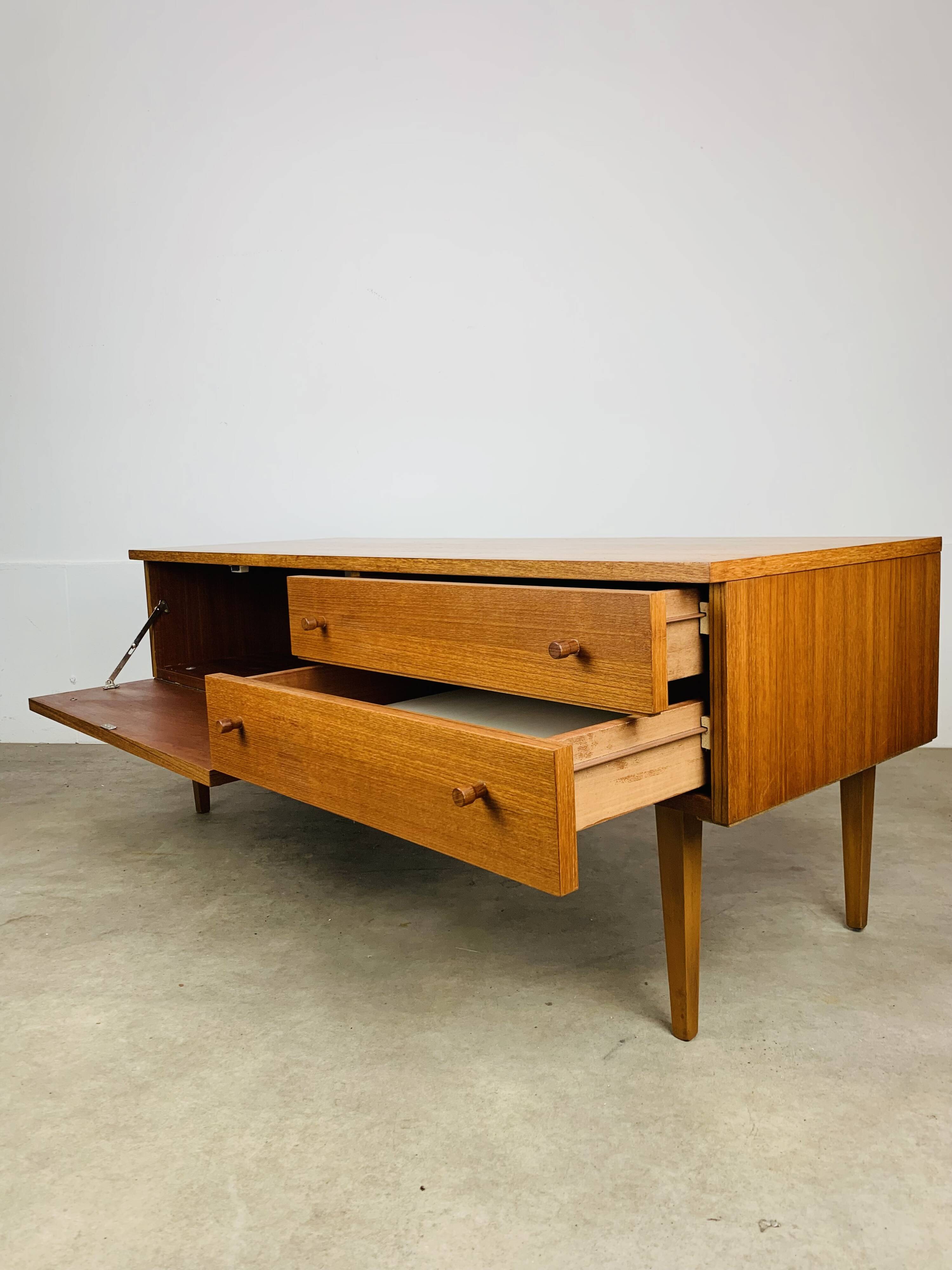 Vintage Scandinavian teak sideboard from the 1960s, TV stand