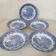 Churchill / Deep plates in English porcelain