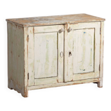 Ancien meuble bas à patine blanche (c.1920) #42