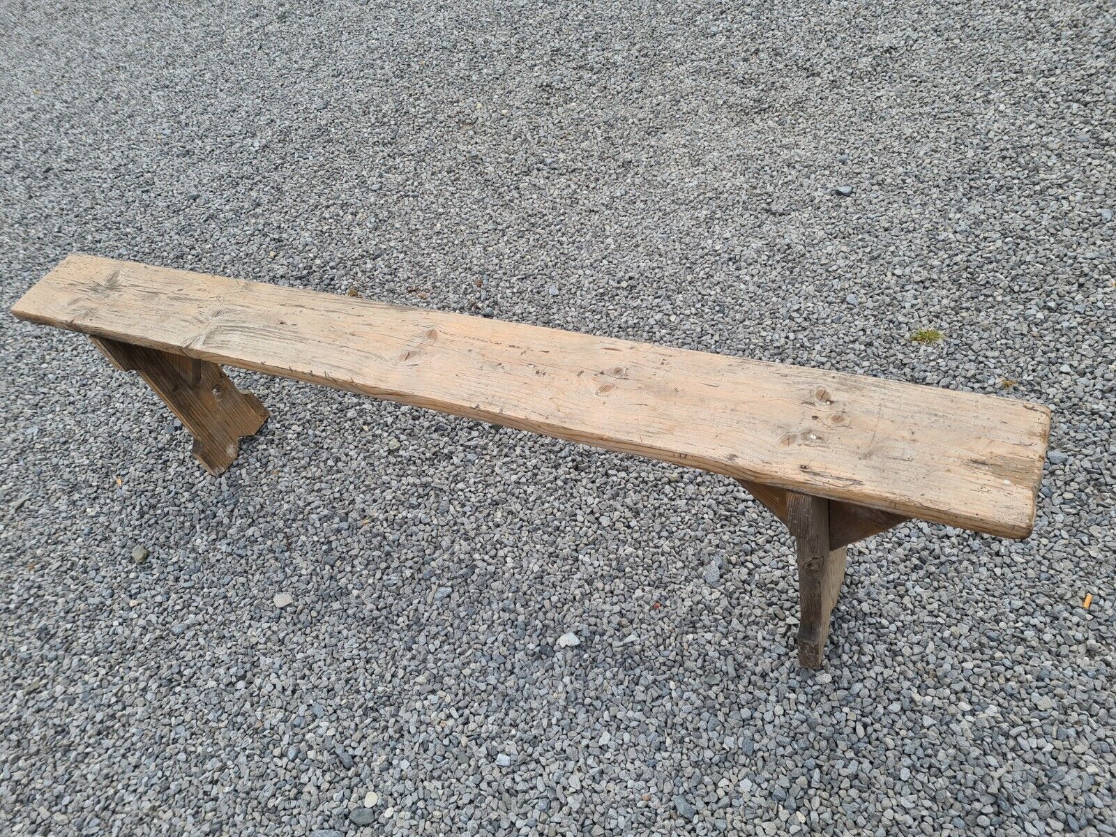Wooden bench