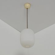 Suspension en verre du milieu du siècle années 1950