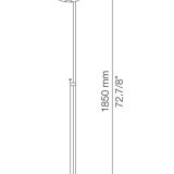 Halogen floor lamp Estiluz Icon Gold