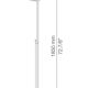 Estiluz Icon Gold halogen floor lamp