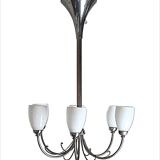 Chandelier mid century modern 6 fire