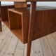 Danish teak floating desk by A.P. Svenstrup, 1960