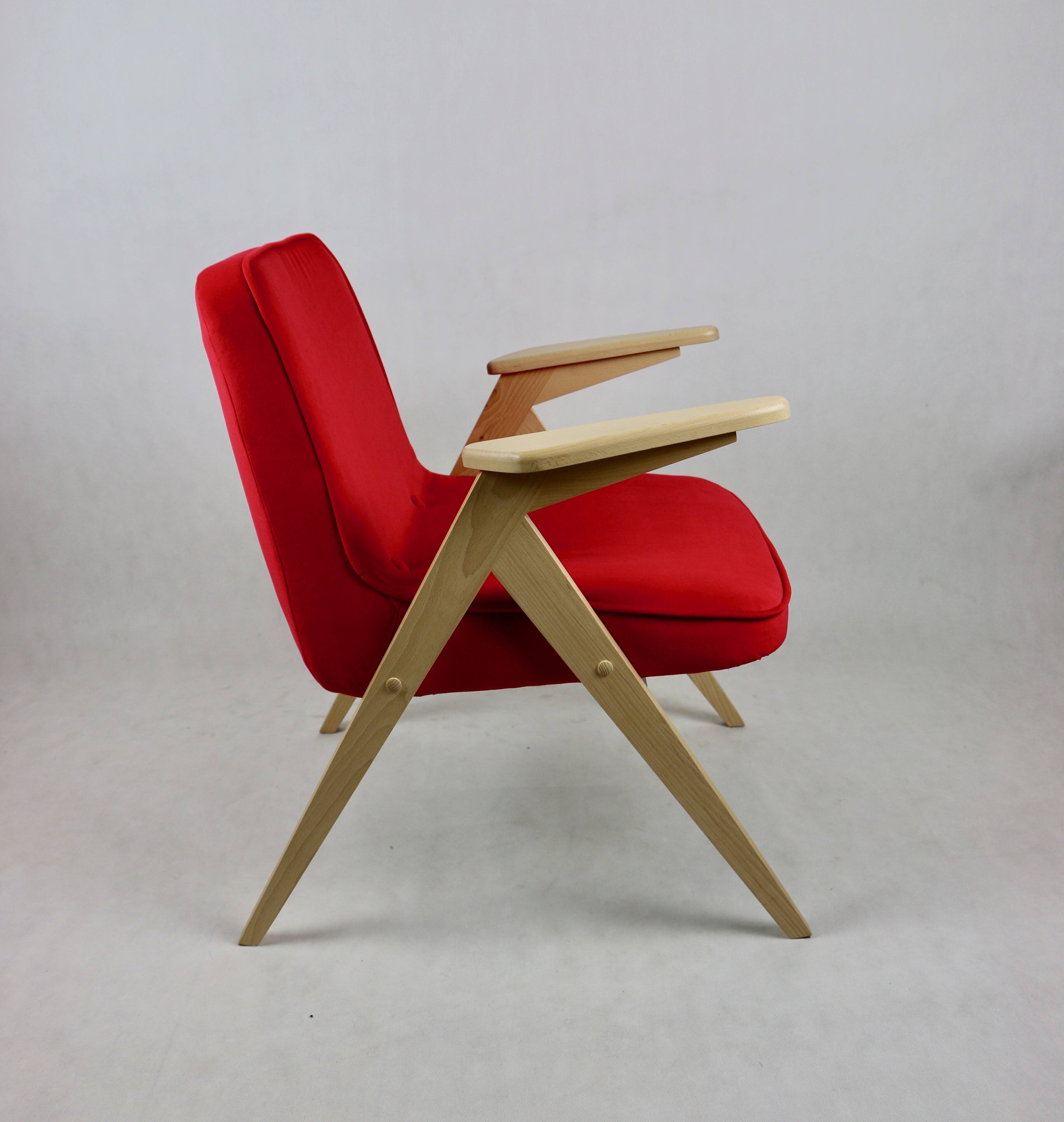 Fauteuil Red Bunny par Józef Chierowski