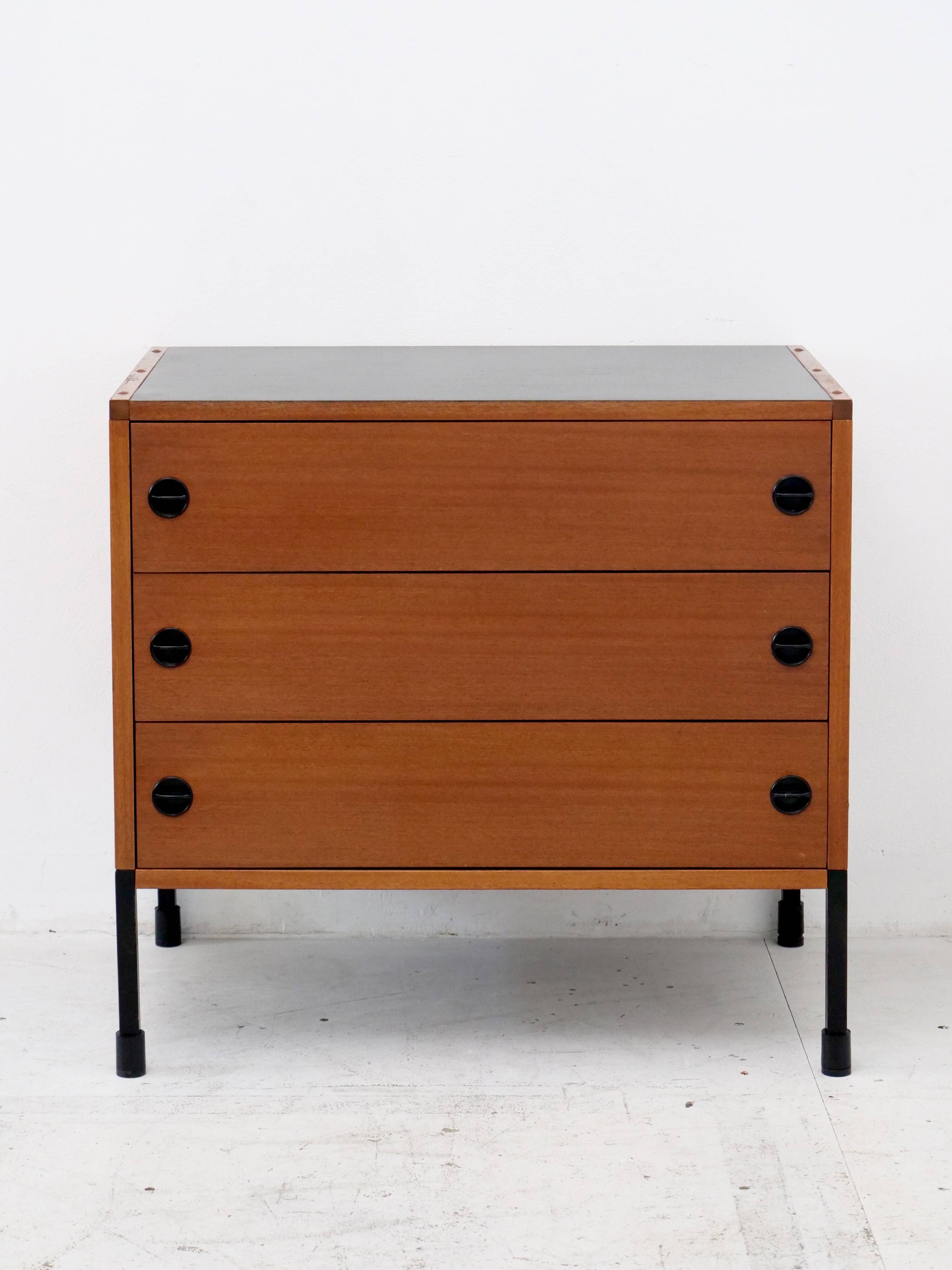 Commode à triroirs mid century design Français ARP Minvielle