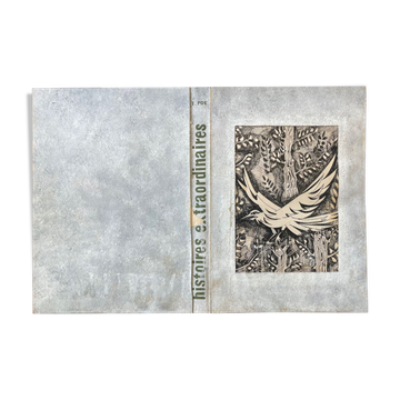 E.Poe XXe book cover study table