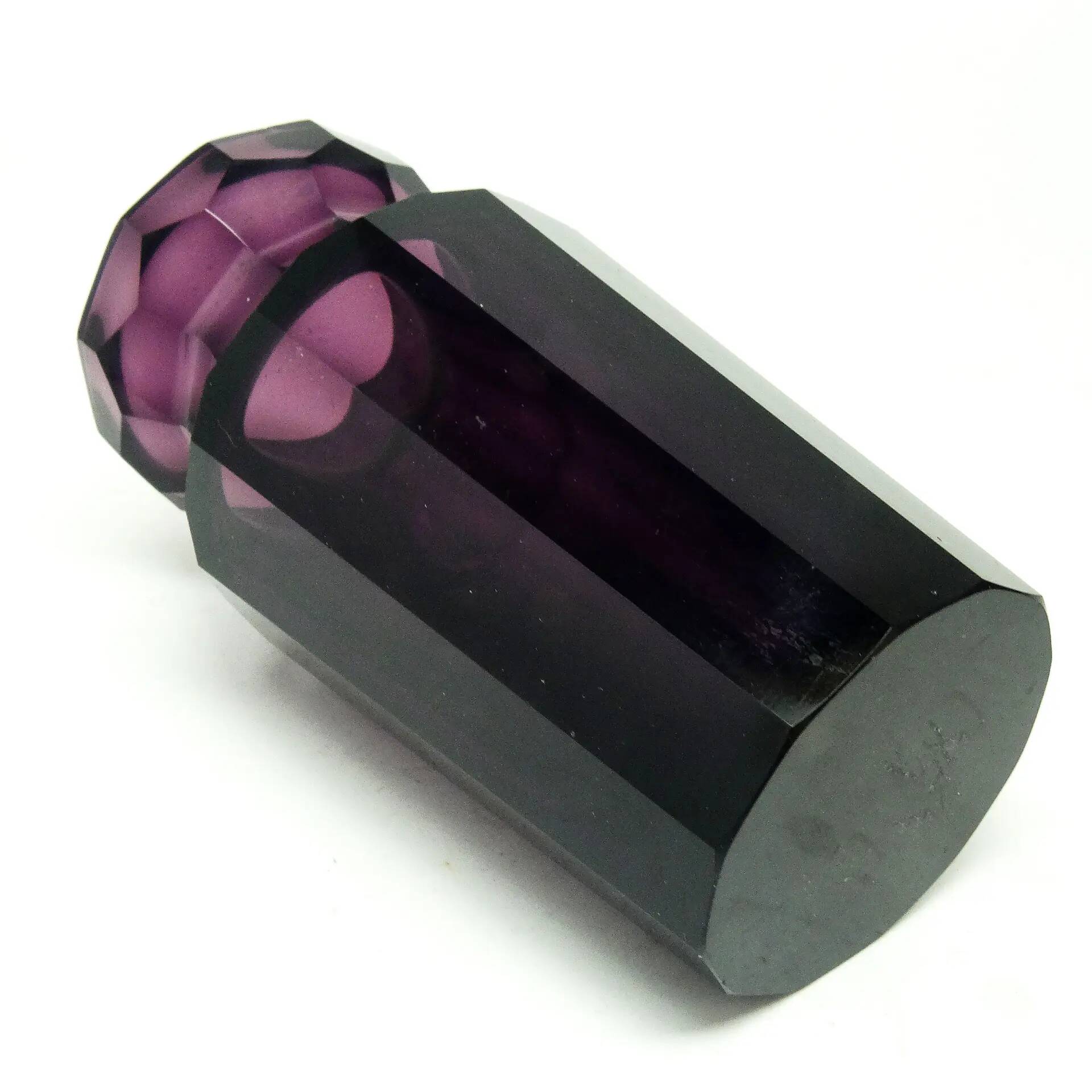 Vase, crystal, Moser, Bohemia, 19th century