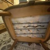 "Cocktail" Armchair 1950 – Compass Legs & Firm Spring Seat