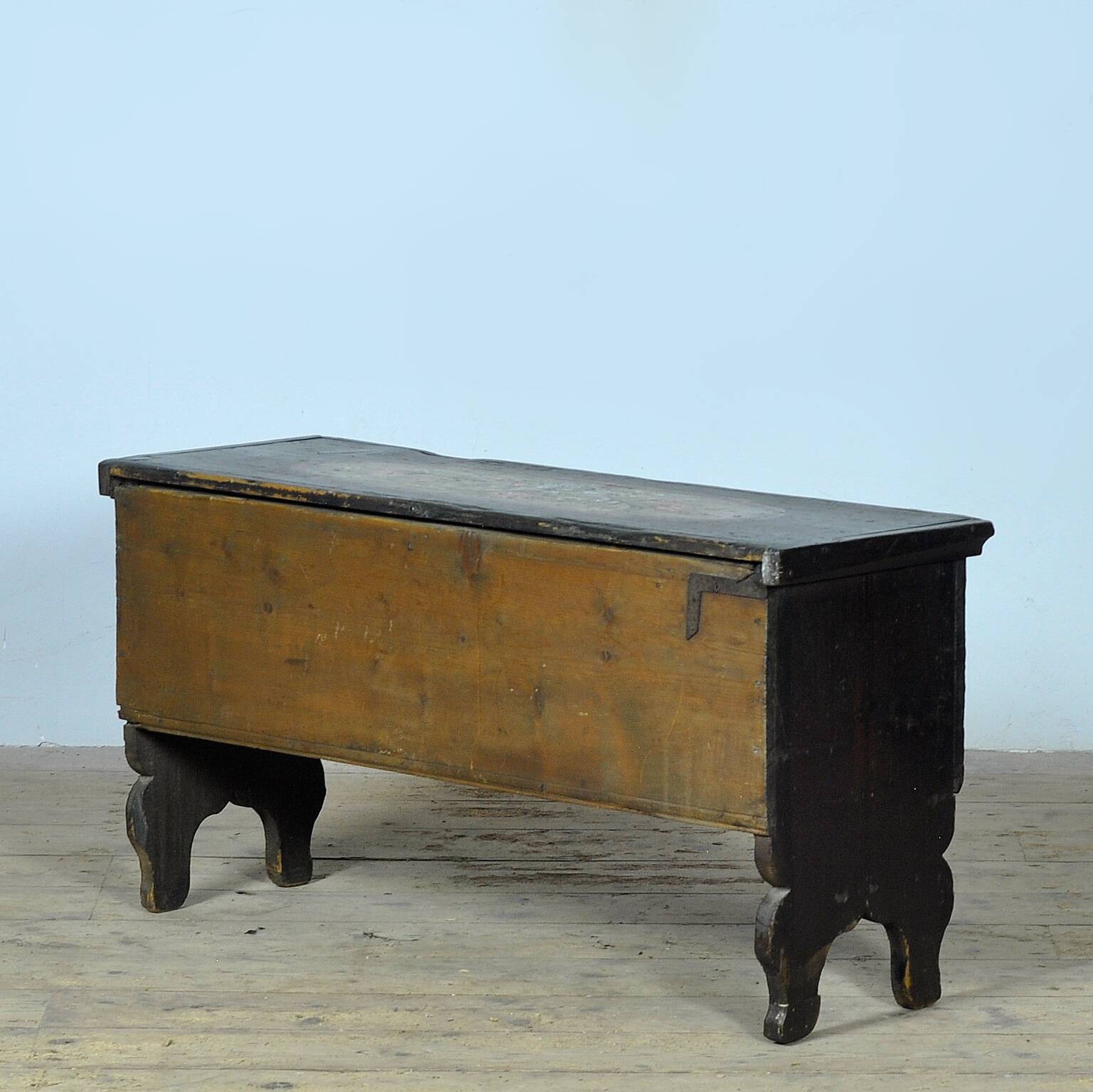 Folk art wedding chest, circa 1850