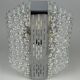 1960s/70s Bubble Wall Lamp, Chrome & Glass, Space Age by Hustadt Leuchten