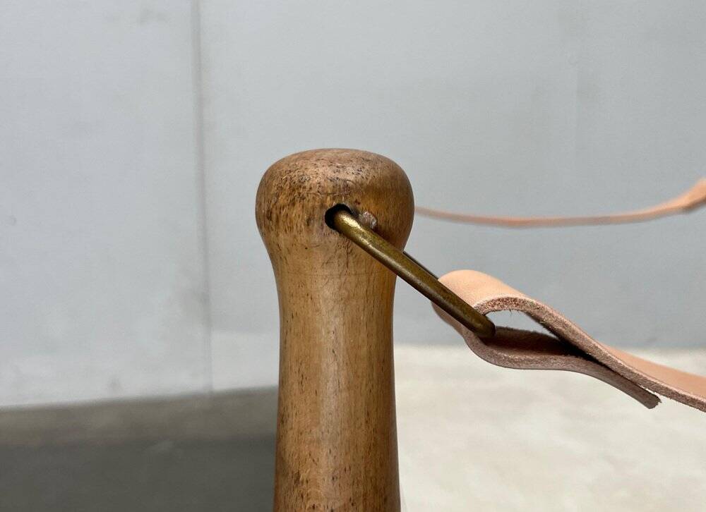 Mid-century modern Danish safari chair by Farstrup, 1960s.