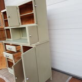 Meuble ancien vert/grisé années 40