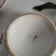 Antique faceted earthenware bowl, Digoin Badonviller