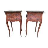 Pair of Louis XV style bedside tables