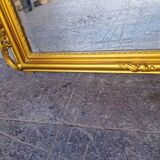Miroir Louis XV bois doré ep XIX em - 144 cm