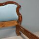 Antique Louis-Philippe bed in carved walnut, Italy, 19th century.