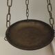 Decorative brass scale with marble base 52 cm