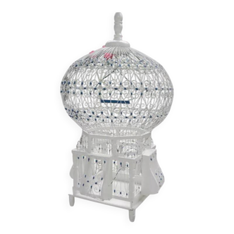 Decorative filigree birdcage Mediterranean charm