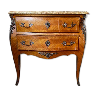 Wooden rose chest of drawers