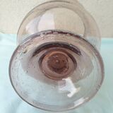 Bubble glass candle holder