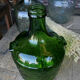 Demijohn glass recycles green basket fir way