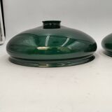 Green opaline pendant lights