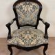 LXVI Style Cabriolet Armchair in Rosewood