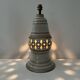 Pied de lampe en céramique ajourée