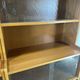 Pair of large vintage wooden display cabinets – 1960s/70s
