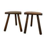 Pair of tripod stools