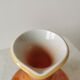 Vintage Murano Cased Glass Vase: Retro Orange Ceramic, 70s Yugoslavia