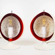 Rare pair of "Eclisse" table lamps by Anvia