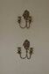 Pair Of Antique Swedish Brass Sconces