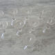 10 ancient engraved crystal digestive glasses