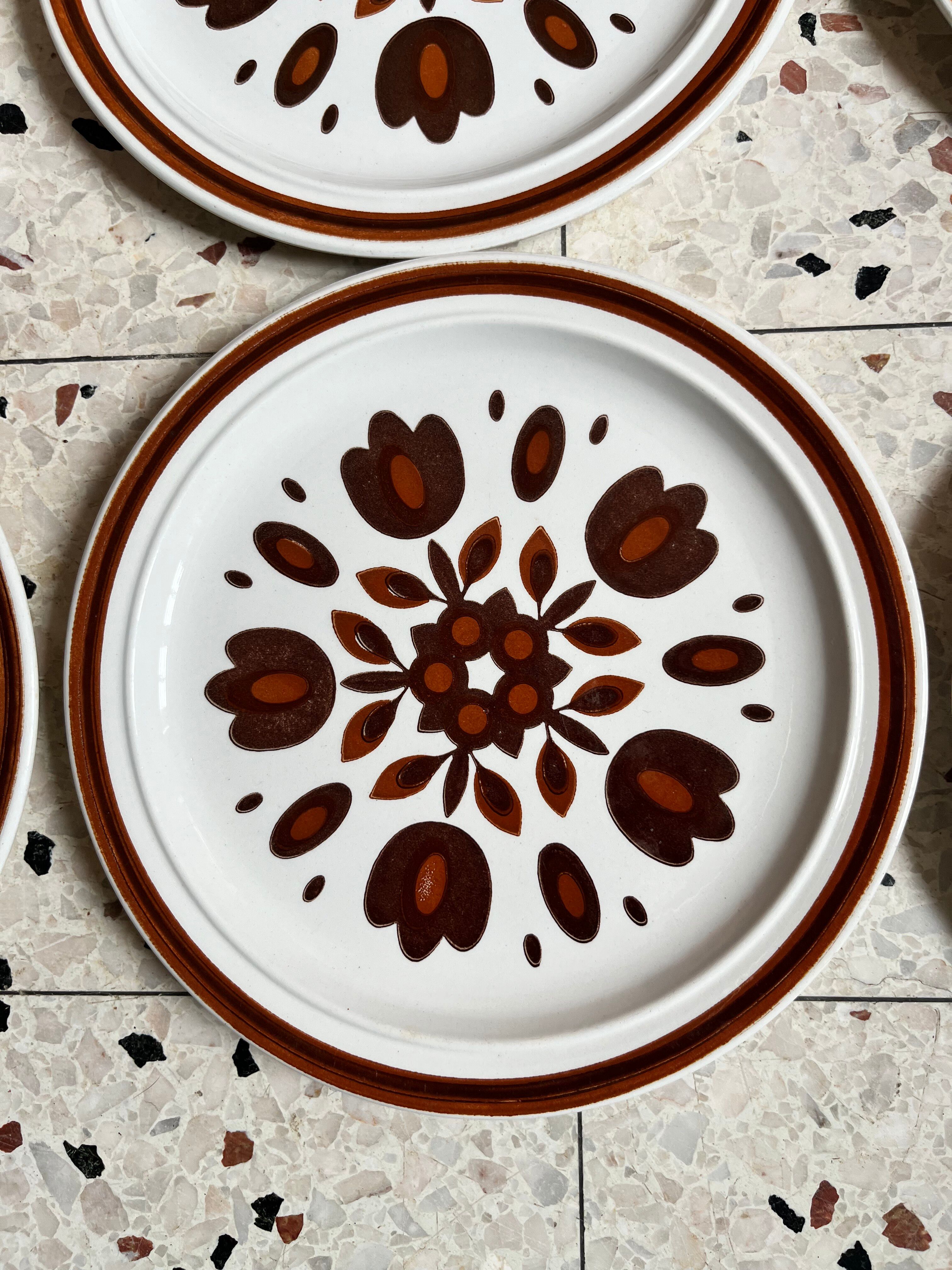 6 assiettes plates
