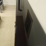 Black lacquered and brass design 70/80