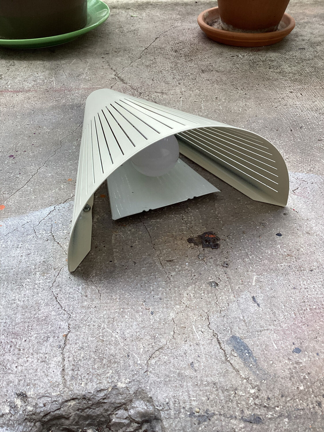 Metal wall lamp ikea vintage year 90