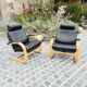 Fauteuil scandinave NELO années 70