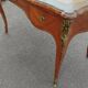 bureau plat ancien en marqueterie style louis xv