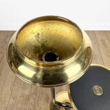 Cendrier sur pied laiton design années 50