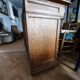 Oak shelving unit