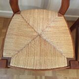 Set of 2 Baumann straw chairs