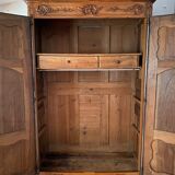 Cabinet Louis XV walnut 19th