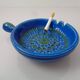 Vintage Italian 9814/13 Ceramic Ashtray by Aldo Londi for Bitossi, 1960s